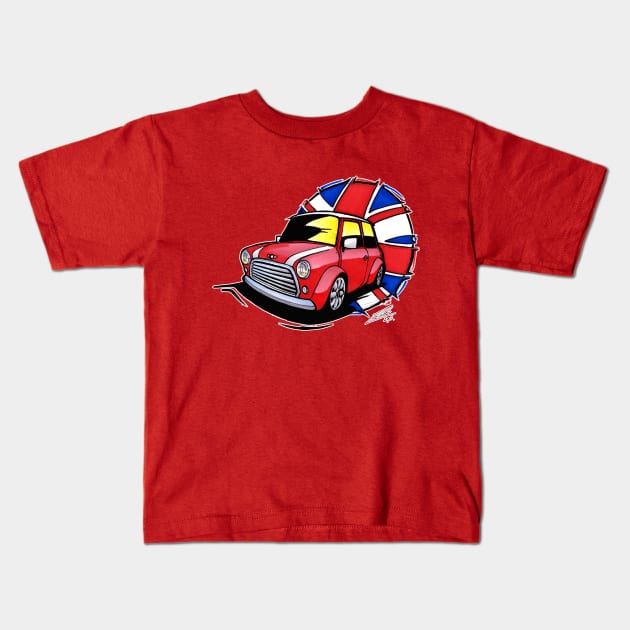 British Mini 01 Kids T-Shirt by y30man5